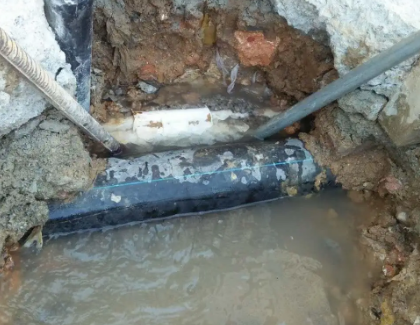 定安测漏水之水管漏水